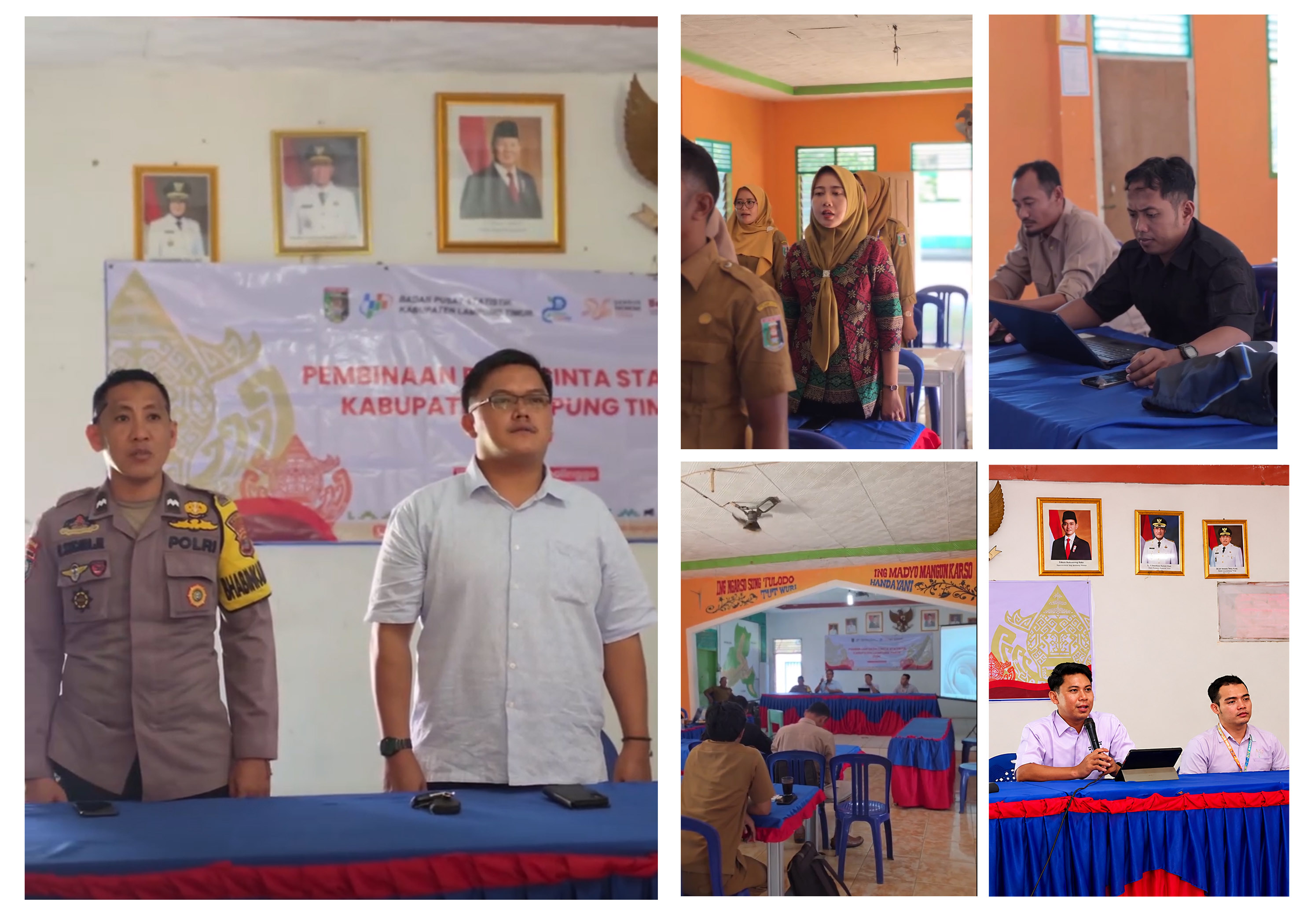 BPS Lampung Timur Gelar Pembinaan Desa Cantik di Desa Taman Asri - Purbolinggo